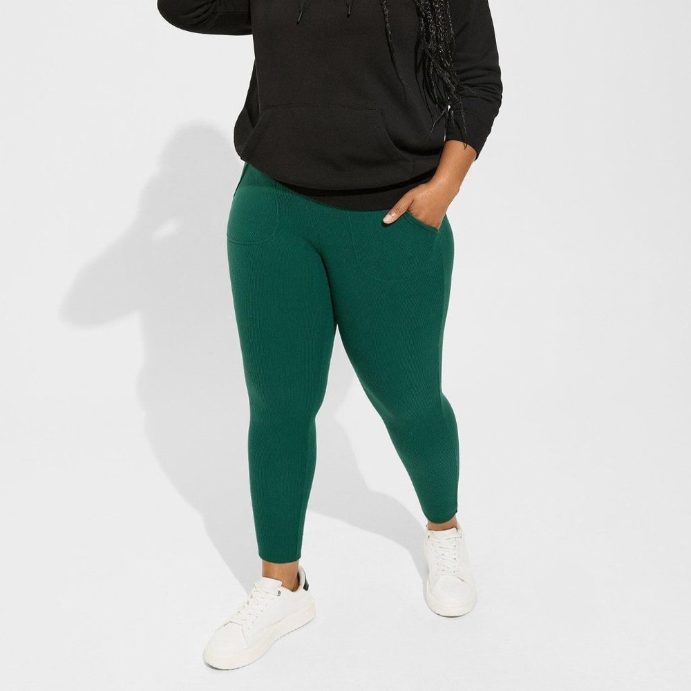 ❤️NWT TORRID POCKET LEGGING - BRUSHED RIB - COMFORT WAIST - PLUS SIZE